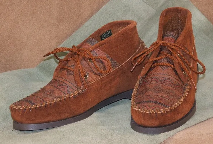 Women's USA-made Suede Lace-up Chukka - Footskins 1837