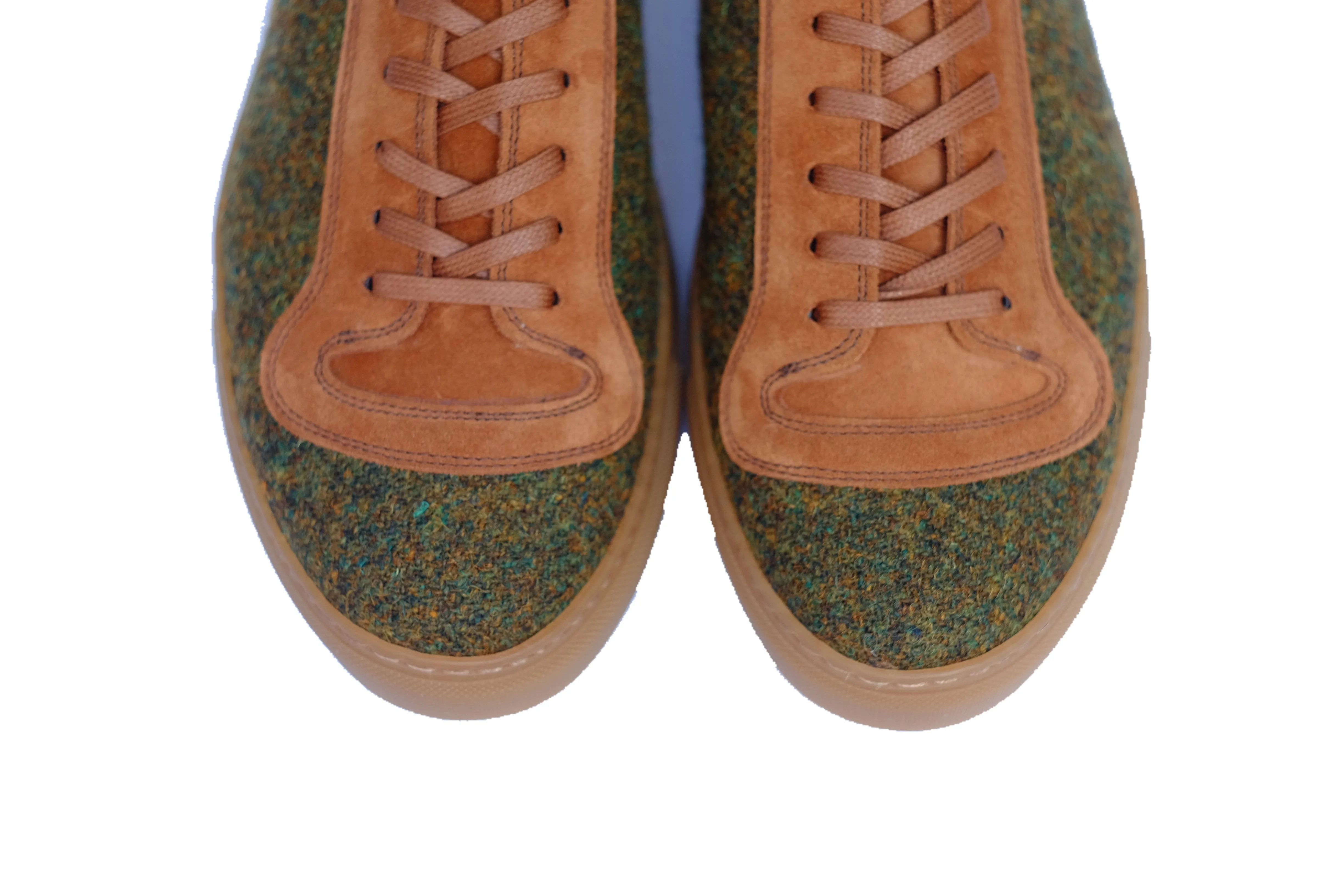 Woodinville Forest Green Medley Tweed Cumin Suede - Shop Now!