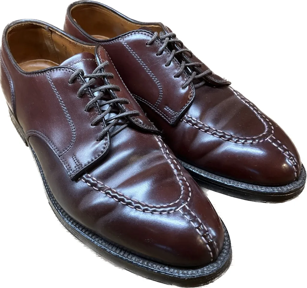 美品◆オールデン 2210 レザーシューズ Uチップ Alden メンズ 7.5 茶 ALDEN【LA】